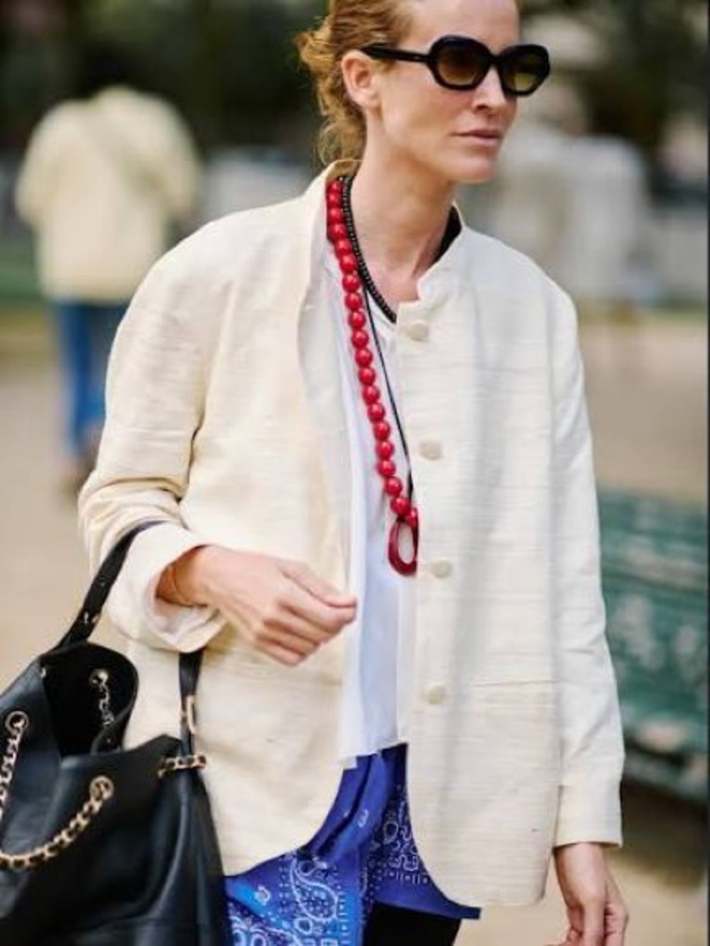 Azi Land Azar Jacket in Silk Sz S